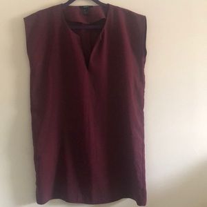 Sleeveless Long Blouse